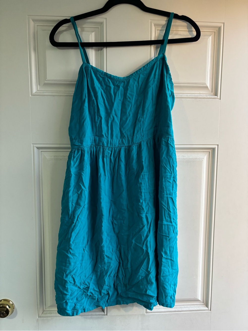 Women’s Teal Spaghetti-Strap Sundress